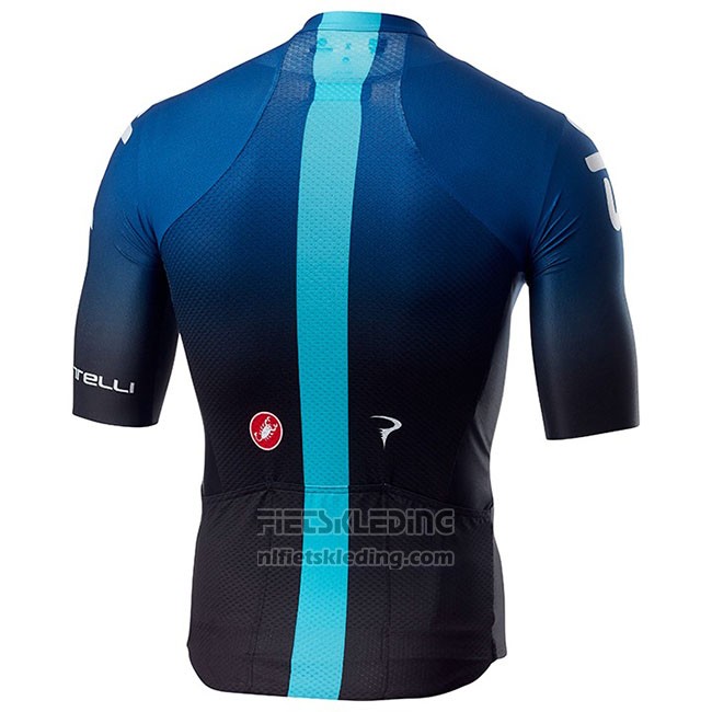 2019 Fietskleding Sky Aero Zwart Blauw Korte Mouwen en Koersbroek